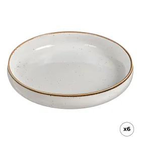Deep Plate Ovenza Porcelain Ø 20 cm (6 Units)
