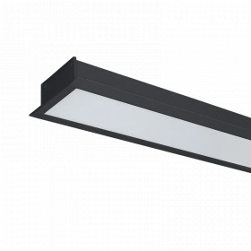 LED PROFILE RECESSED S48 12W 6500K 600MM BLACK