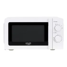Mikroviļņu Krāsni Adler AD 6205 Balts Melns 700 W 20 L