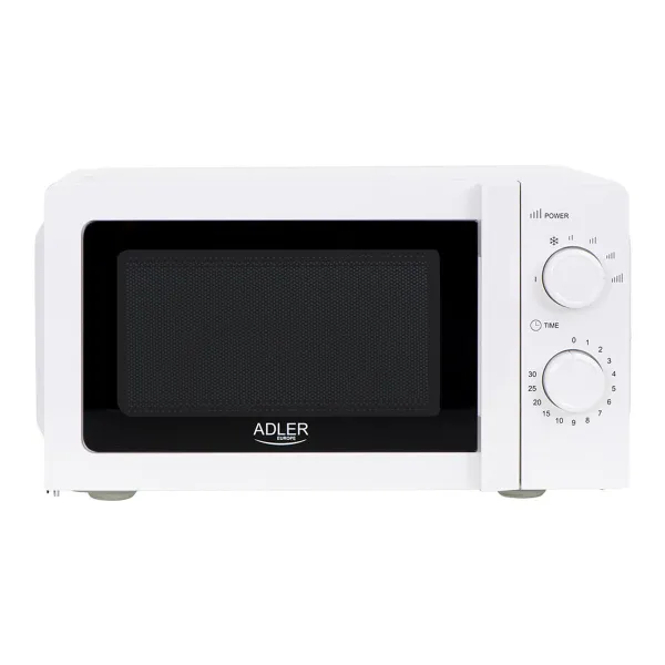 Mikroviļņu Krāsni Adler AD 6205 Balts Melns 700 W 20 L