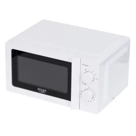 Mikroviļņu Krāsni Adler AD 6205 Balts Melns 700 W 20 L