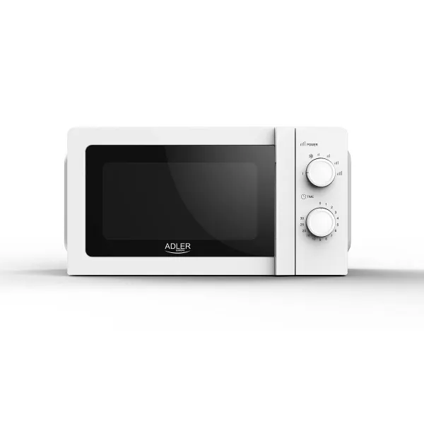 Mikroviļņu Krāsni Adler AD 6205 Balts Melns 700 W 20 L
