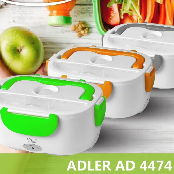 Electric Lunch Box Camry CR 4483 1 L Green Grey Plastic Rectangular