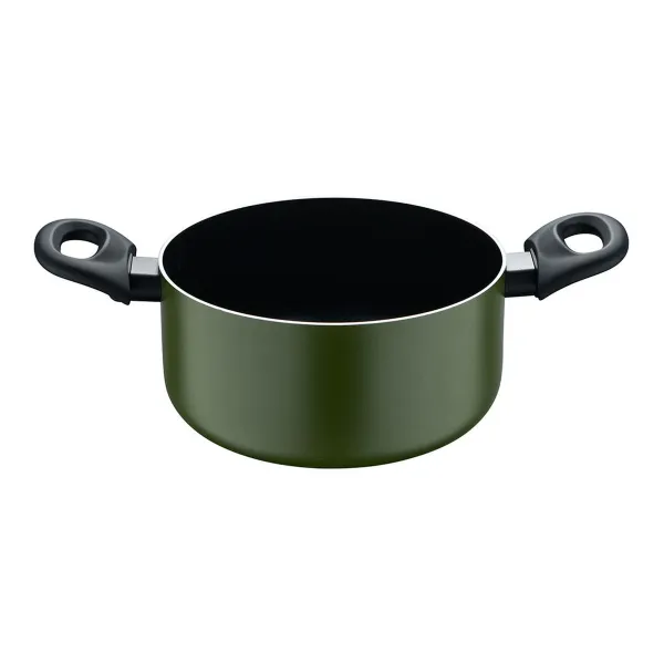 Кастрюля с крышкой San Ignacio experto Чёрный Зеленый Ø 20 cm