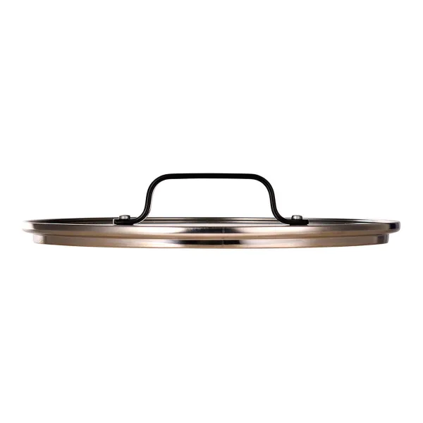 Casserole with lid San Ignacio denia experto Black Red Ø 24 cm