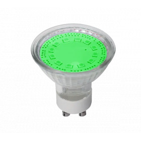 LED LAMP SMD2835 3W GU10 230V 3000K GREEN