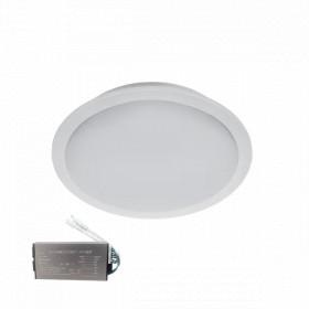 LED PANEL ROUND WATERPROOF 18W 6500K IP65+ EMERGENCY KIT