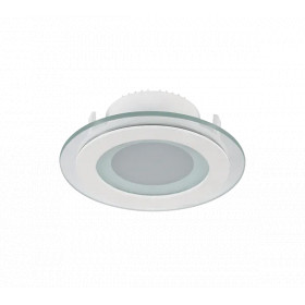 LED GLASS PANEL ROUND 6W 2700K