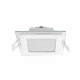LED GLASS PANEL SQUARE 6W 4000K