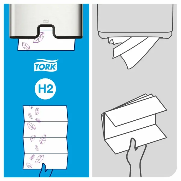 Käsien paperipyyhe Tork Pack Valkoinen (21 osaa)