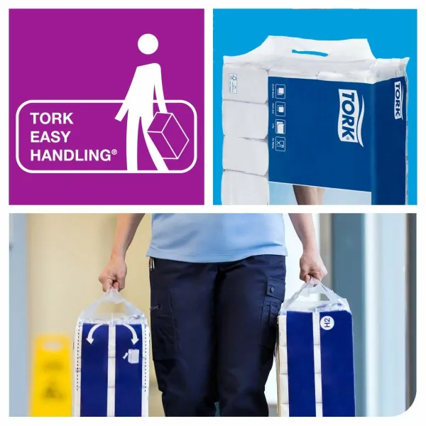 Käsien paperipyyhe Tork Pack Valkoinen (21 osaa)