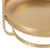 Uzkodu paplāte 26,5 x 25 x 32,5 cm Bronza Metāls