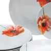 Stalo reikmenys Balta Spalvotas Porcelianas Aguona 1 cm 37 x 23 x 30 cm 18 Dalys