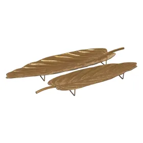 Uzkodu paplāte Bronza Dzelzs Loksnes 93 x 26 x 5 cm (2 gb.)