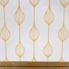 Snack tray Golden PVC Crystal 45 x 31 x 4,2 cm (2 Units)