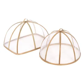 Plate cover Polyester Bamboo 35 x 27 x 22 cm