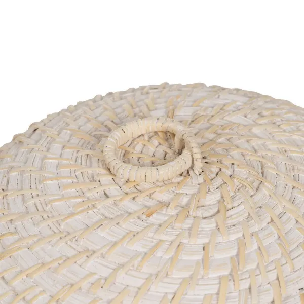 Plate cover Bamboo Rattan 35 x 35 x 18 cm