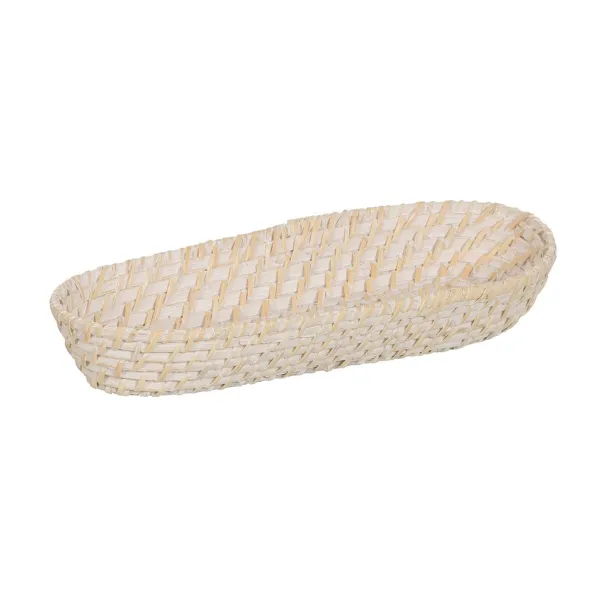 Tarjotin Valkoinen Bambu Rottinki 44 x 17 x 7 cm (2 osaa)
