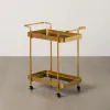Serving trolley Golden 63 x 38 x 75 cm