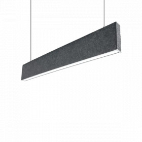 ACOUSTIC LED PROFILE HANGING S36 50W 4000K BLACK