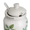 Maitokannu ja sokerikulho GREENS Valkoinen Vihreä Kivitavara 250 ml 18,5 x 9 x 10 cm