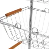 Vegetable trolley Silver Iron 28 x 26 x 78 cm