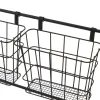 Kitchen Paper Holder Black Natural Iron 38 x 7,5 x 61 cm