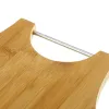 Pizza Cutter Natural Bamboo 38 x 32 x 1,5 cm