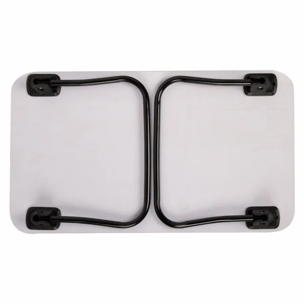 Taitettava sänkytarjotin Max Home Puu Teräs Melamiini 53 x 22 x 30 cm 2 osaa