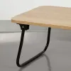 Folding Tray for Bed Max Home Wood Steel Melamin 53 x 22 x 30 cm 2 Units