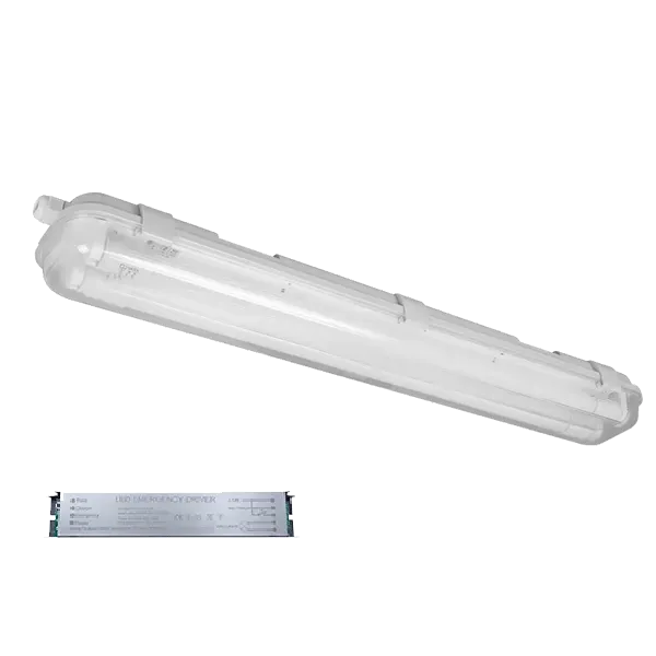 BELLA LUMINAIRE WITH LED TUBE(1500mm) 2X24W 4000K-4300K IP65 WITH BLOCK