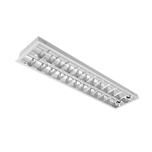 LIGHTING FIXTURE LENA-V WITH LED TUBE(1200MM) 2X18W 6200K RECESSED MOUNTING 1195/295 TYPE V