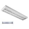 LENA-V WITH LED (1200MM) 2X18W 4000K RECESSED MOUNTING 1195X295mm WITH BLOCK