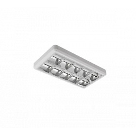 LIGHTING FIXTURE LENA-V WITH LED TUBE(600MM) 2X9W 6200K SURFACE MOUNT 300/600 TYPE V