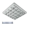 LIGHTING FIXTURE LENA-V WITH LED TUBE(600MM) 4X9W 6200K SURFACE MOUNT 600/600 TYPE V