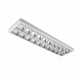 LIGHTING FIXTURE LENA-V WITH LED TUBE(1200MM) 2X18W 4000K SURFACE MOUNT 1200/300 TYPE V