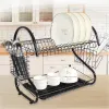 Draining Rack for Kitchen Sink Feel Maestro MR-1025-43 Black