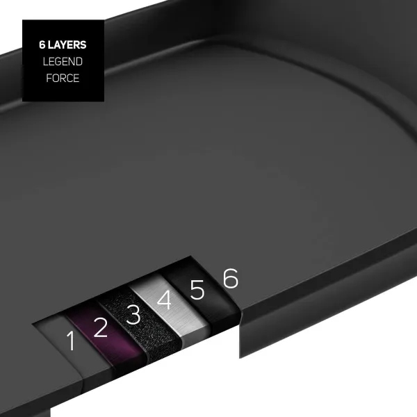 Гусятница Taurus 980930000 Чёрный Розовый Алюминий (47 x 29 cm)