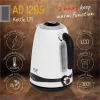 Vedenkeitin Adler Valkoinen Ruostumaton teräs 2200 W 1,7 L