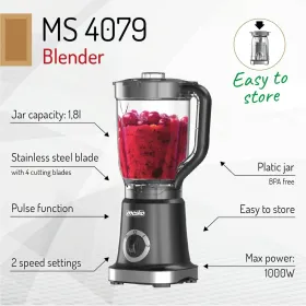Trintuvas su indu Adler Juoda 1000 W