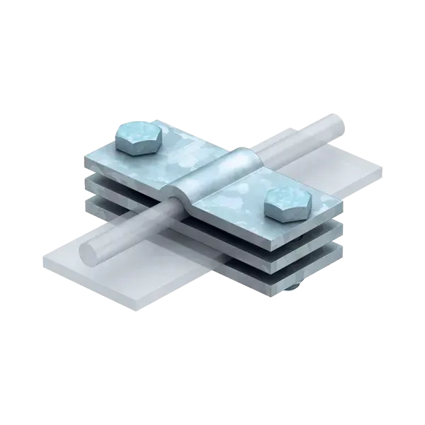 EARTH CONNECTION CLAMP FOR STEEL STRIP