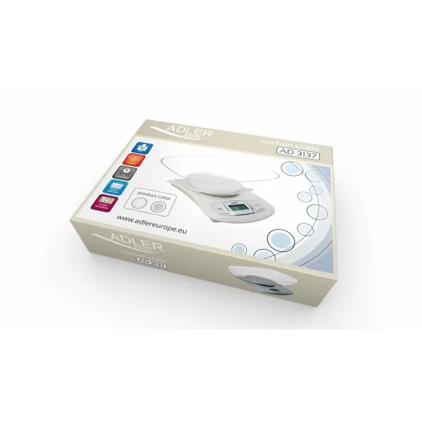 virtuvines svarstykles Adler AD 3137 Sidabras 5 kg