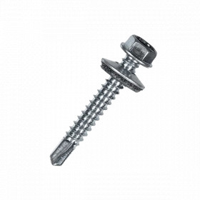 SELF DRILLING SCREW HEX HEAD &amp EPDM WASHER D16 5.5x38