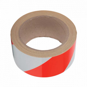 520BRSSHD SIGNAL TAPE 100M/50MM RED-WHITE