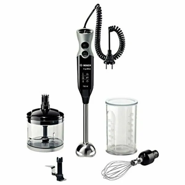 Rokās Turams Blenderis BOSCH MSM67170 Melns Sudrabains 750 W