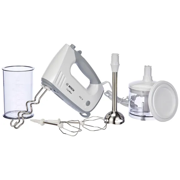 Multifunction Hand Blender with Accessories BOSCH MFQ36480 White Grey 450 W