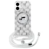 Karl Lagerfeld IML Crossbody Monogram Karl & Choupette Head MagSafe - Case for iPhone 16 (transparent)