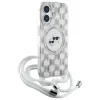 Karl Lagerfeld IML Crossbody Monogram Karl & Choupette Head MagSafe - Case for iPhone 16 (transparent)