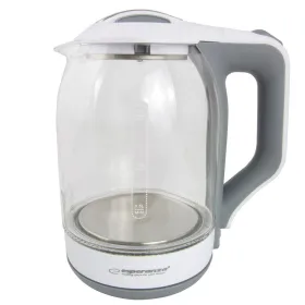 Tējkanna Esperanza EKK025W  Balts Stikls Plastmasa 1500 W 1,7 L