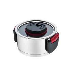 Kastrolis ar Vāku Feel Maestro MR-3530-18 Sarkans Melns Tērauds Nerūsējošais tērauds Plastmasa Ø 18 cm 2,3 L